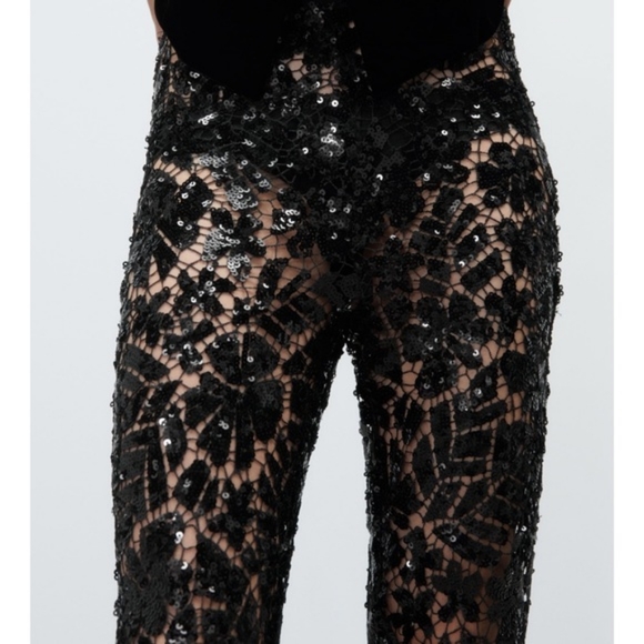 Jumpsuits | Zara Sequin Pants 